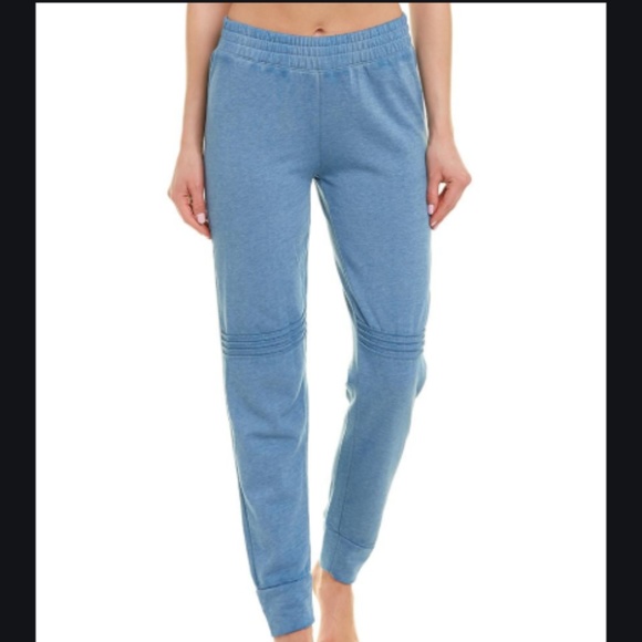blue sweatsuit